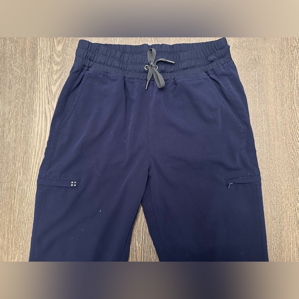 WHITE CROSS NAVY JOGGER SCRUB PANTS - Size Small Tall SKU:199 - Picture 4 of 6